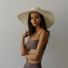 Women's Wide Brim Floppy Sun Hat - Foldable Straw, UV Protection