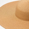 Women's Wide Brim Floppy Sun Hat - Foldable Straw, UV Protection