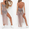 Mesh Sheer Long Swimsuit Cover-up