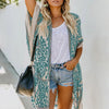 Boho Printed Kimono Beach Coverup