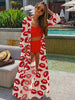 Beach Coverup Kisses Print